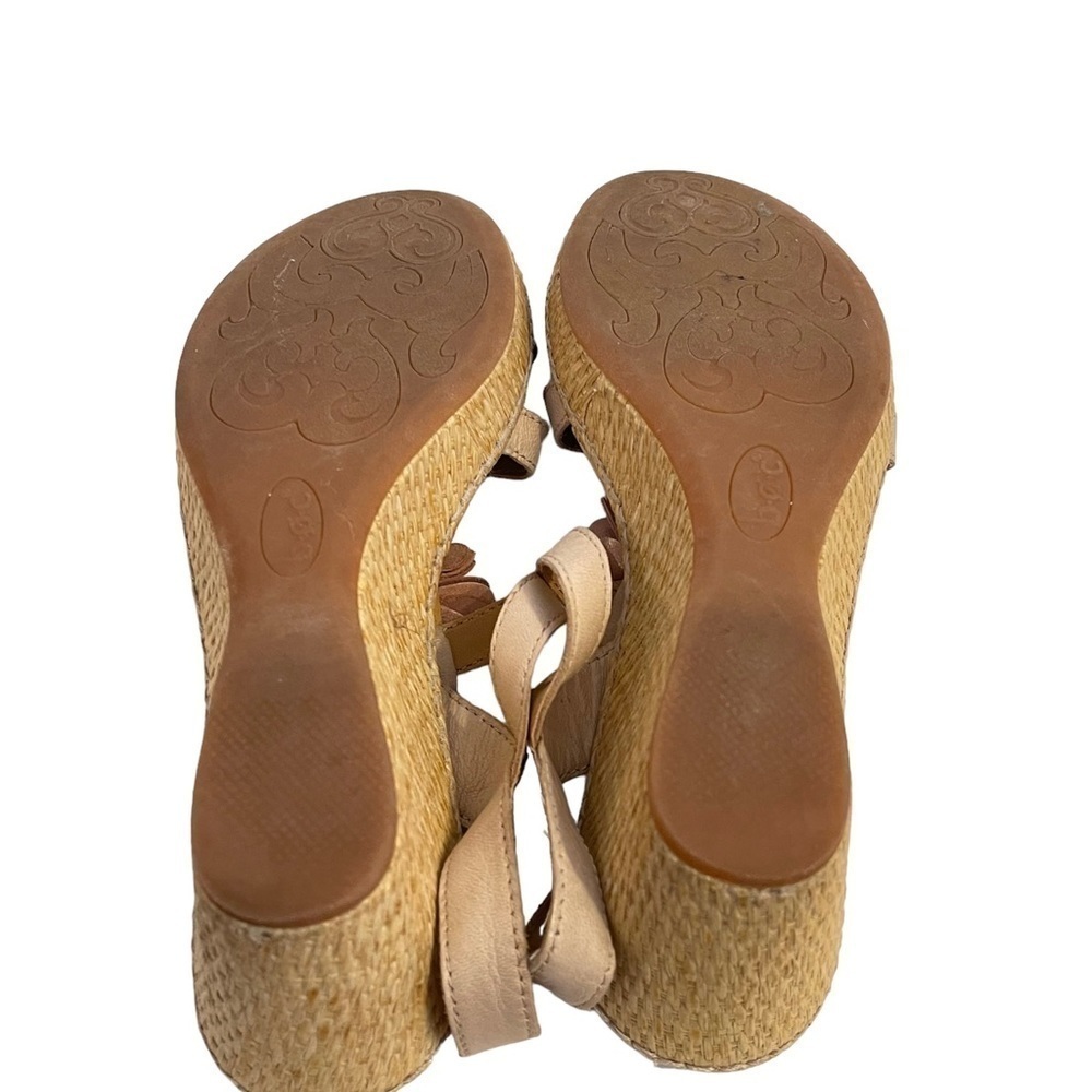 B.O.C. Born Concepts Leather Wedge Sandals - Picture 6 of 7